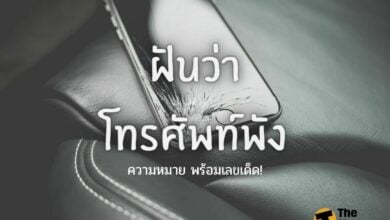 ฝันว่าโทรศัพท์พัง