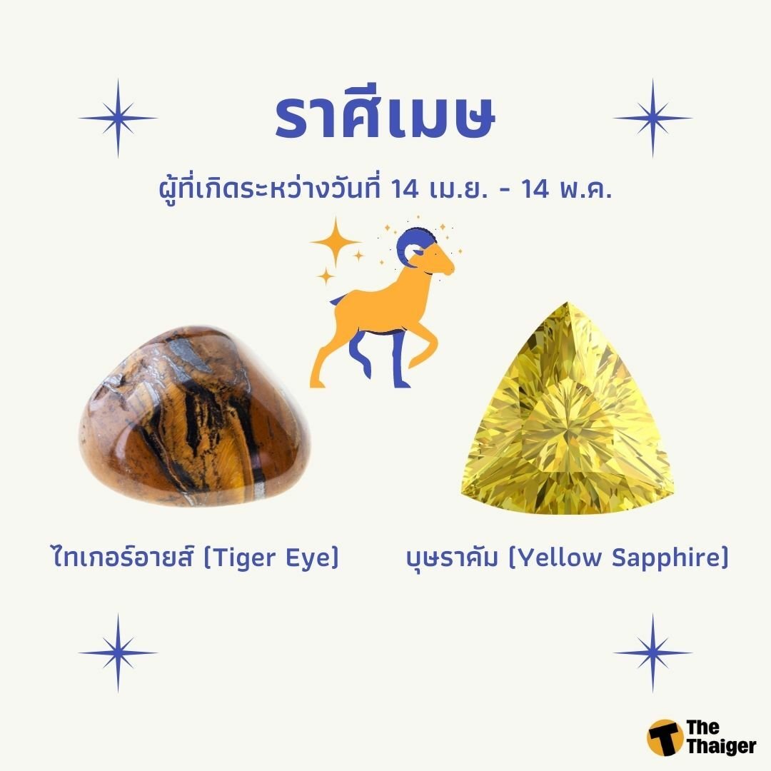 หินประจำราศี 2565 ราศีเมษ