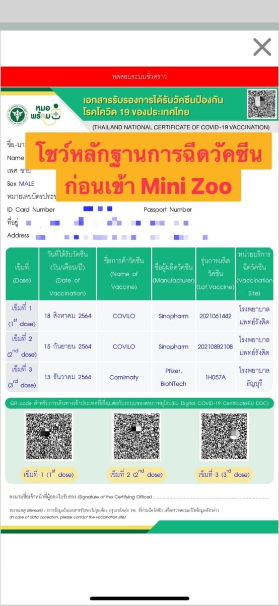สวนสัตว์ Mini Zoo ธัญบุรี 2565 ATK