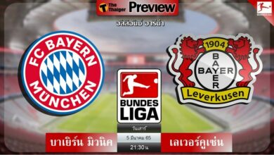 ดูบอลสด บาเยิร์น มิวนิค พบ เลเวอร์คูเซ่น (ลิงก์ดูบอล)