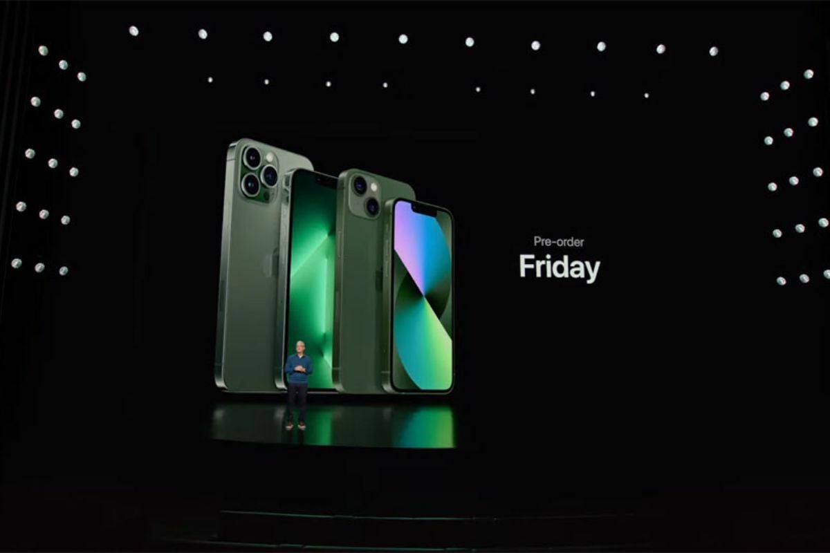 iPhone 13 และ iPhone 13 Pro สีเขียว