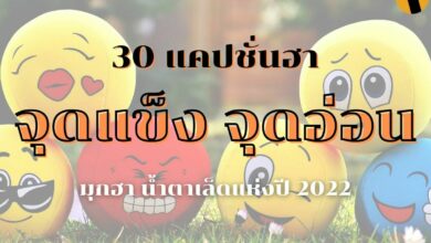 30 แคปชั่น จุดแข็งจุดอ่อน