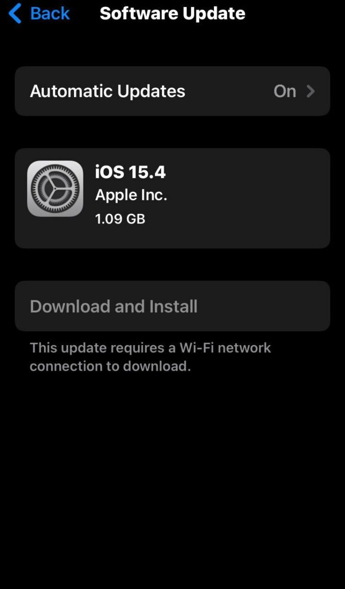 OS 15.4 อัปเดต iPhone รุ่นไหนบ้าง