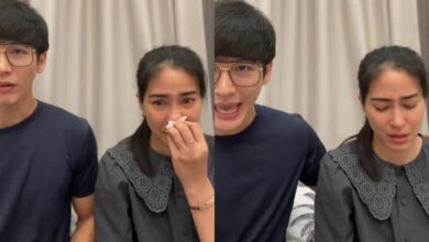 จุ๋ย ร่ำไห้ เปิดไลฟ์แจงเหตุดราม่าไม่ไปงาน แตงโม