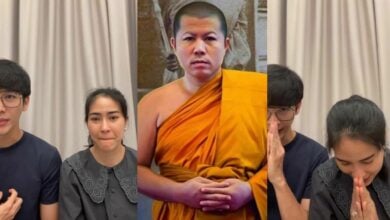 หลวงพี่อุเทน วัดท่าไม้ ออกรับแทน พุฒ-จุ๋ย