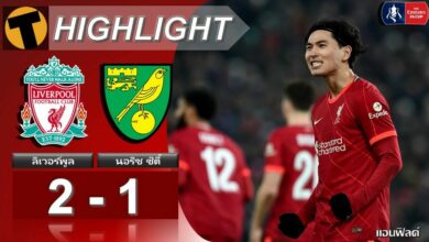 มินามิโนะเหมาสอง หงส์ชุดผสมเฉือน นอริช เข้ารอบ (ไฮไลท์)