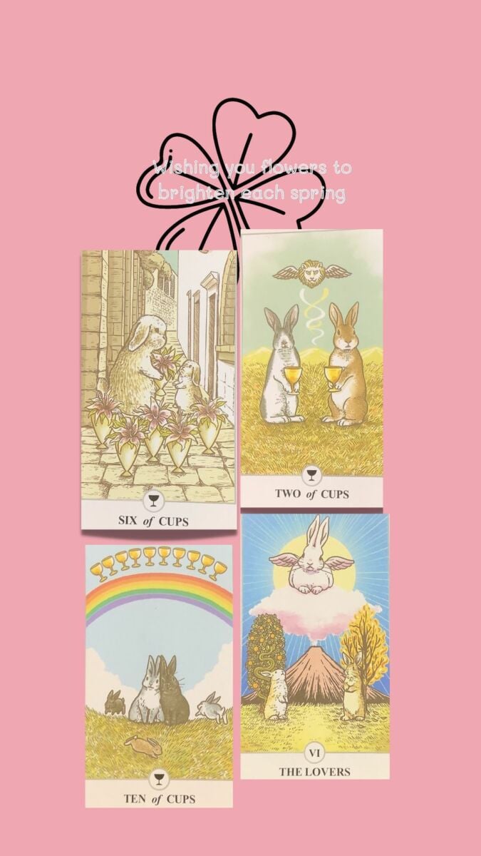 แจกวอลเปเปอร์ เสริมดวง ไพ่ความรัก หน้าจอ