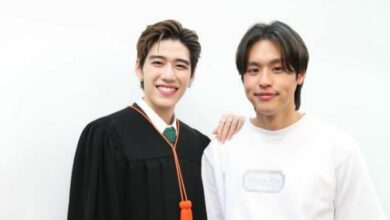 บิวกิ้น ให้ของขวัญ พีพี งานซ้อมรับปริญญา