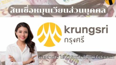 สินเชื่อหมุนเวียนส่วนบุคคล กรุงศรี 2565