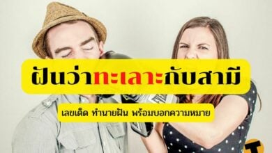 ฝันว่าทะเลาะกับสามี