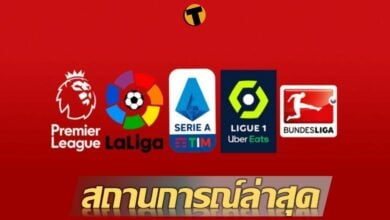 อัปเดตสถานการณ์ ท็อปโฟร์ ของห้า ลีกยุโรป