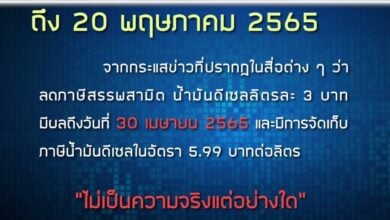 ภาษีสรรพสามิตน้ำมันดีเซล