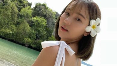 ออม สุชาร์ ชุดว่ายน้ำวันพีซ