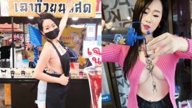 อาหมวยเฉาก๊วยนมสด แม่ค้าแซ่บ ประจวบ