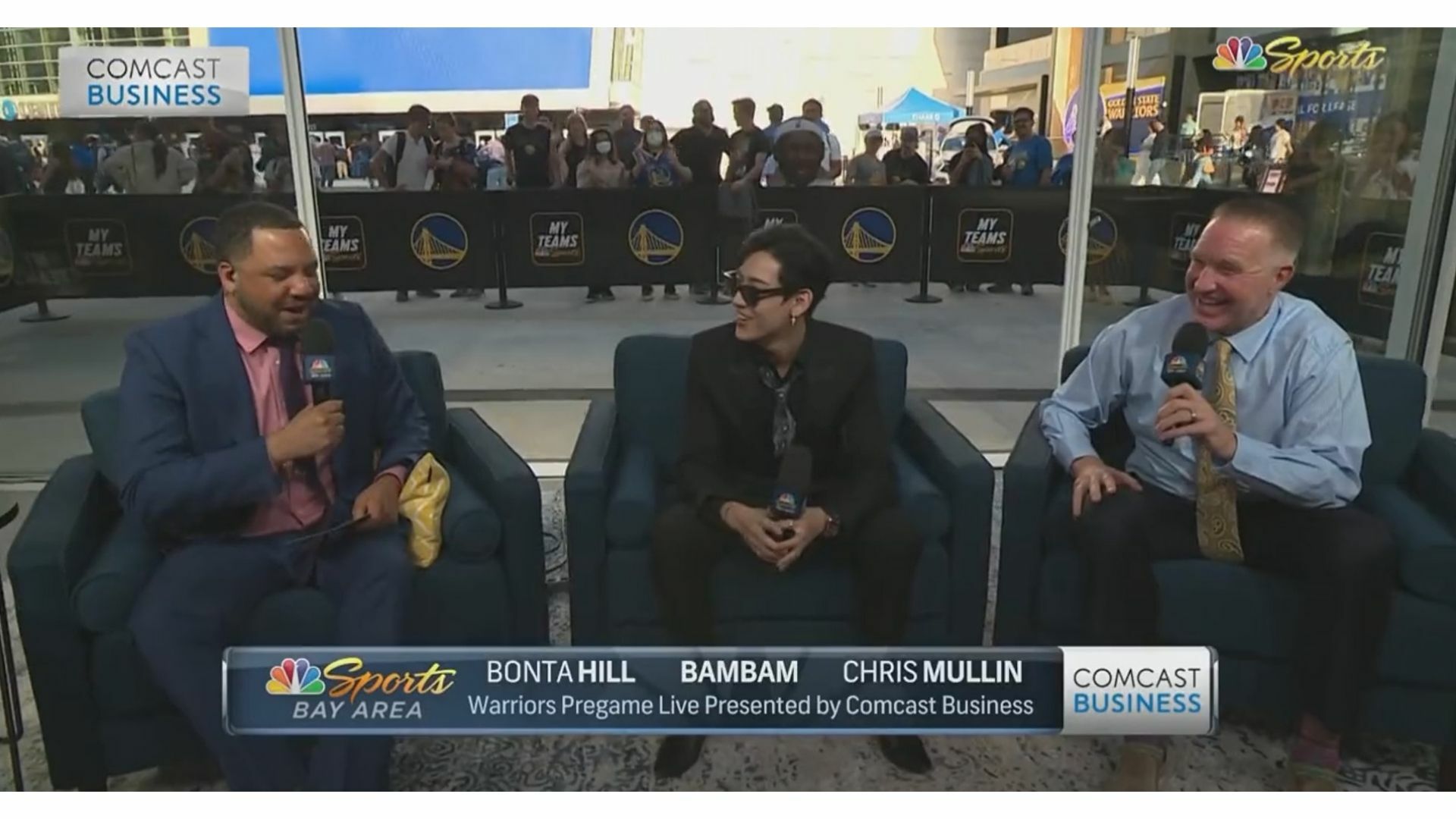 แบมแบม ขึ้นโชว์ช่วงพักครึ่ง NBA ดัน BAMBAM AT NBA GAME ขึ้นเทรนด์โลก