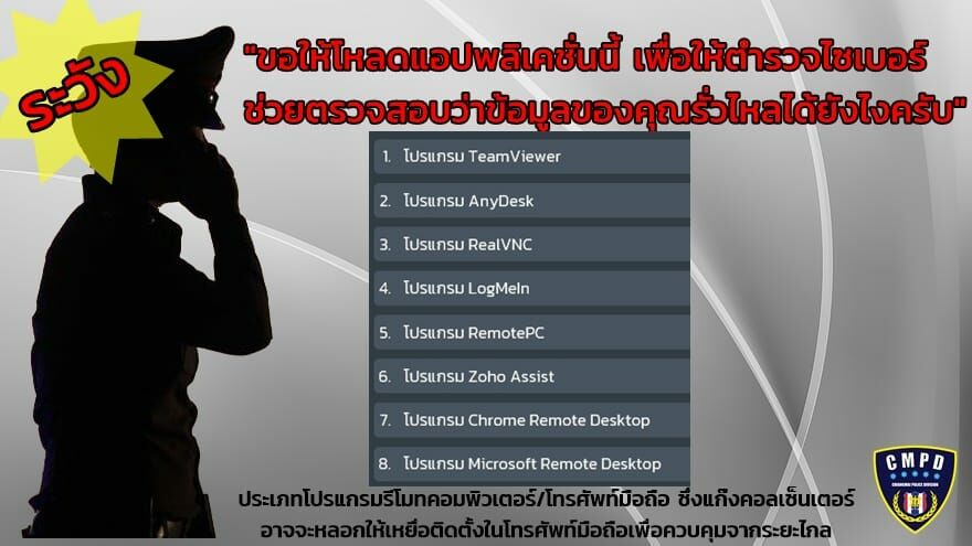 แก๊งคอลเซ็นเตอร์ โปรแกรมดูดเงินในบัญชี โอนเงิน หลอก