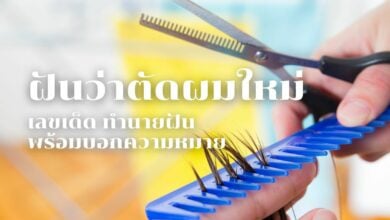 ฝันว่าตัดผมใหม่ เลขเด็ด