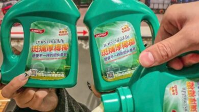 ร้านอาหารไทยในจีน ขวดชานม