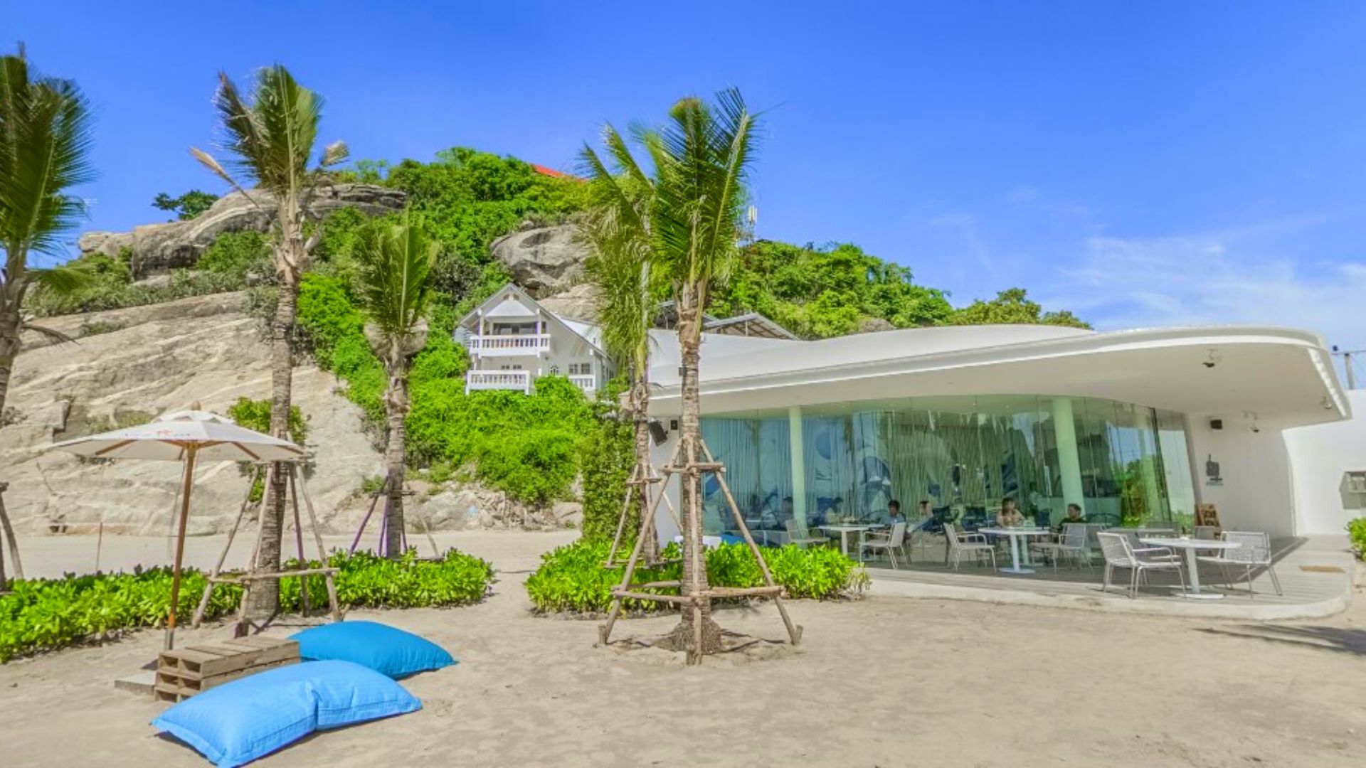 Skoop Beach Cafe Hua Hin ล่าสุด เดินทาง คาเฟ่ 2565