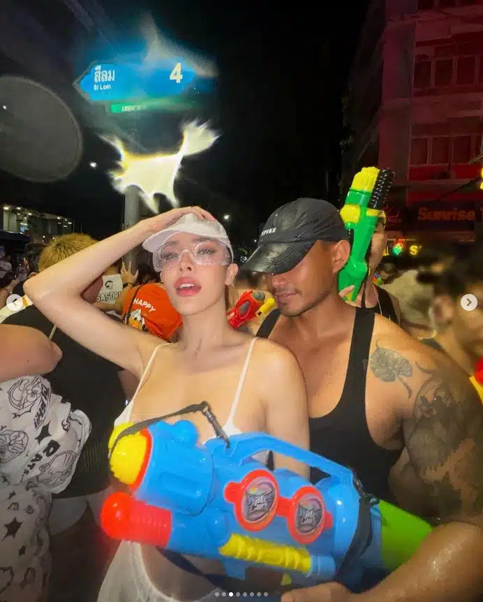 นัท นิสามณี เปิดตัวแฟนหนุ่มกล้ามโต