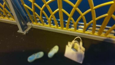 สาวกระโดดสะพานพระราม 8