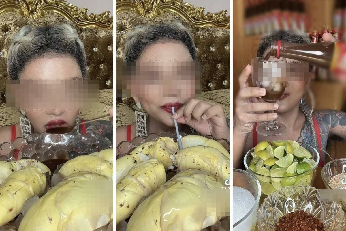 ดาว TikTok ดื่มน้ำปลาร้า