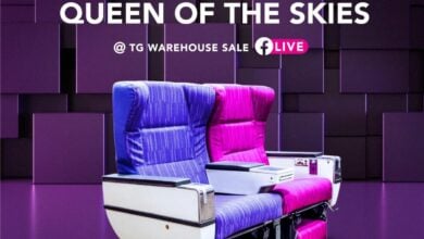 การบินไทย เก้าอีั โบอิ้ง 747