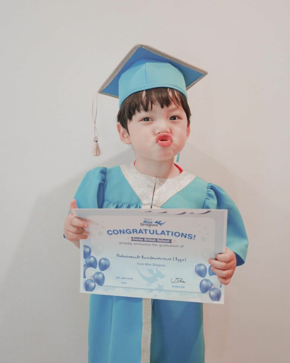 บัณฑิตตัวน้อย น้องปราง น้องไทก้า