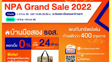 ธอส. NPA Grand Sale 2022