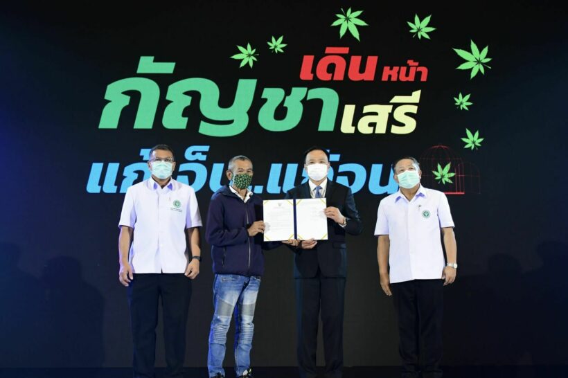 ประกาศกัญชาล่าสุด