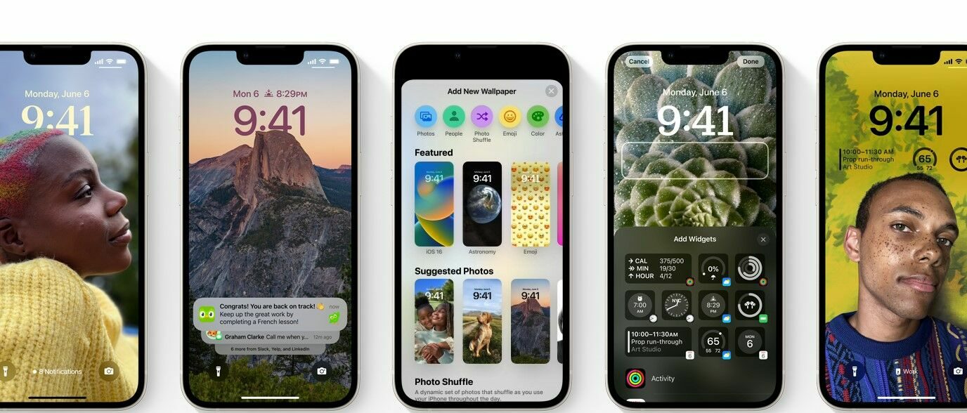 สรุปฟีเจอร์ iOS 16 lock screen
