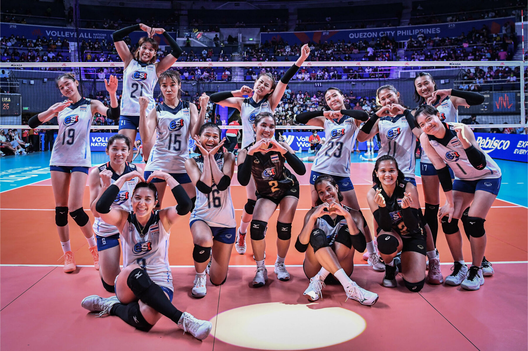 วอลเลย์บอลหญิงอันดับโลก ทีมชาติไทย