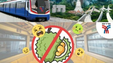 บีทีเอส ห้ามนำทุเรียนเข้ารถไฟฟ้า