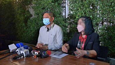 หญิงไก่ แถลงข่าว