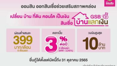 สินเชื่อ GSB บ้านแลกเงิน