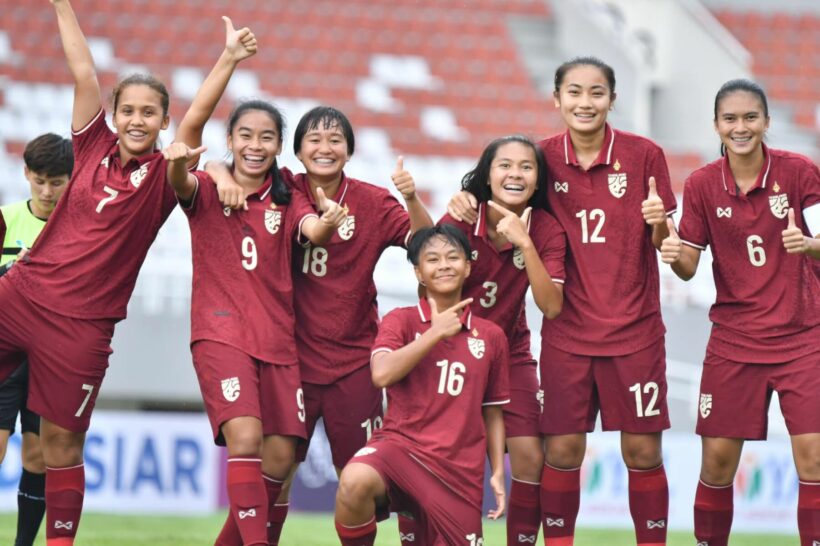 ชบาแก้ว U18 ชนะกัมพูชา 4-0 เปิดหัวศึกบอลหญิงชิงแชมป์อาเซียน