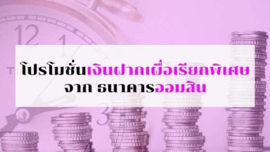 แนะนำออมสินเงินฝากเผื่อเรียกพิเศษ