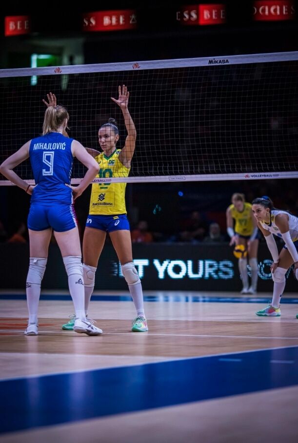 วอลเลย์บอลหญิงบราซิล เซอร์เบีย กาบี้