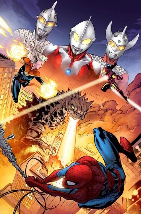Ultraman and Marvel's Avengers.