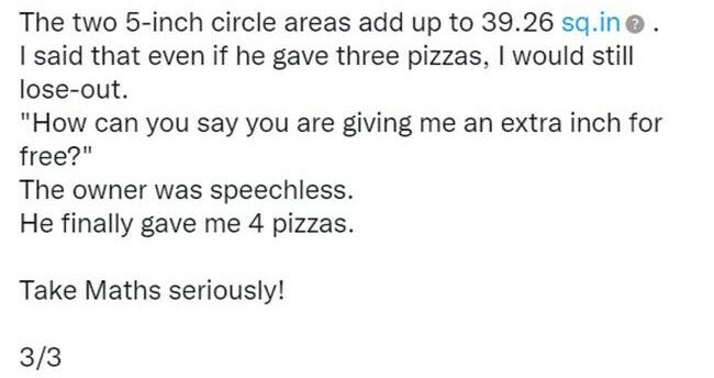 สูตรพื้นที่วงกลม