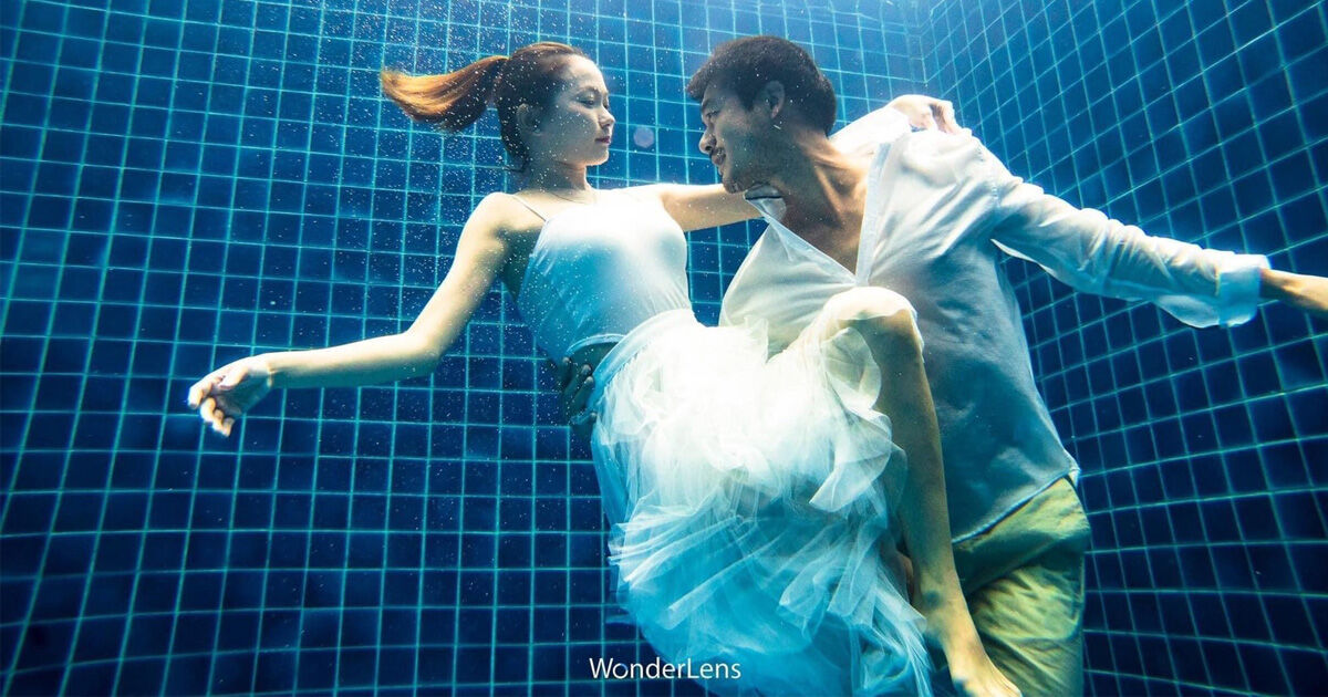 เวียร์-วิกกี้ ถ่ายภาพพรีเว็ดดิ้งใต้น้ำ