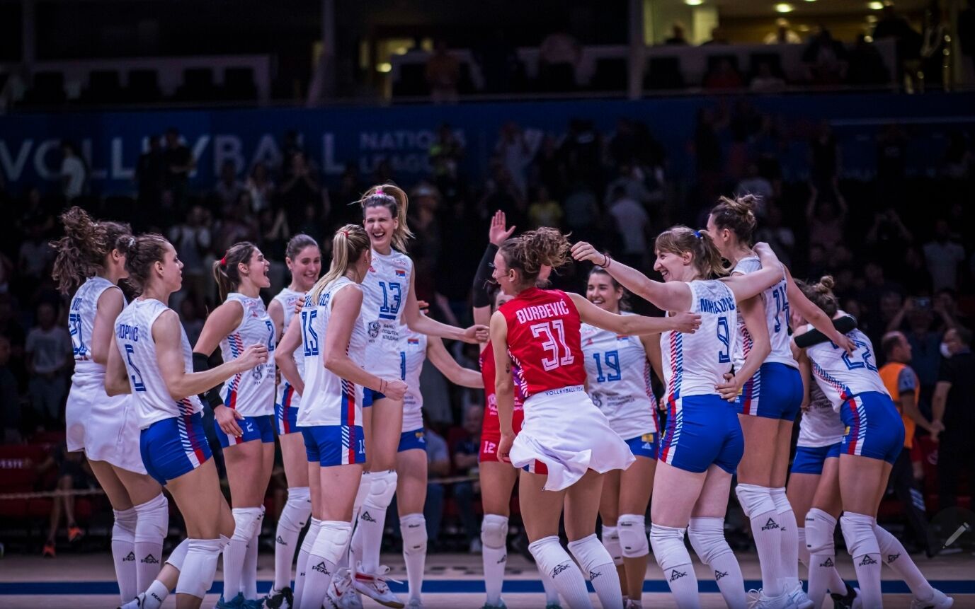 วอลเลย์บอลหญิงทีมชาติเซอร์เบีย เข้ารอบรองชนะเลิศ VNL 2022