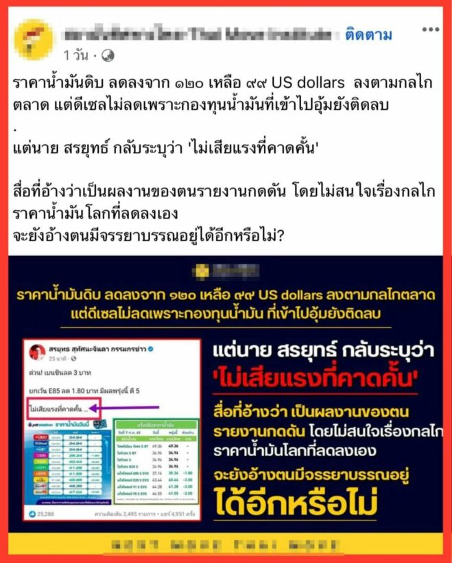 สรยุทธ สถาบันทิศทางประเทศไทย