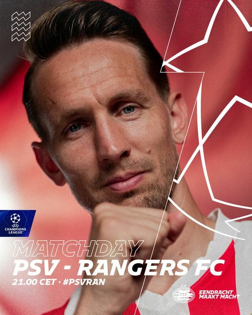 ผลบอลเมื่อคืนนี้ ยูฟ่า แชมเปี้ยนส์ ลีก พีเอสวี เรนเจอร์ส