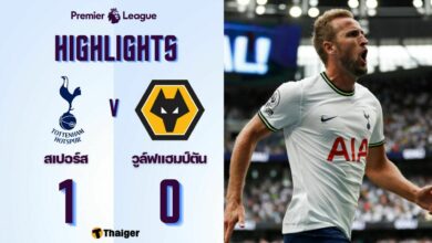 ผลบอลสด พรีเมียร์ลีก สเปอร์ส วูล์ฟแฮมป์ตัน
