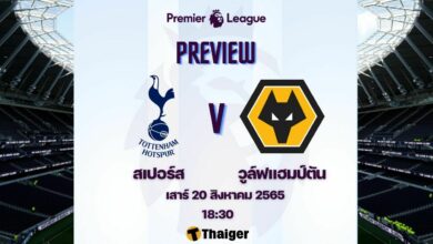 ดูบอลสด สเปอร์ส วูล์ฟแฮมป์ตัน