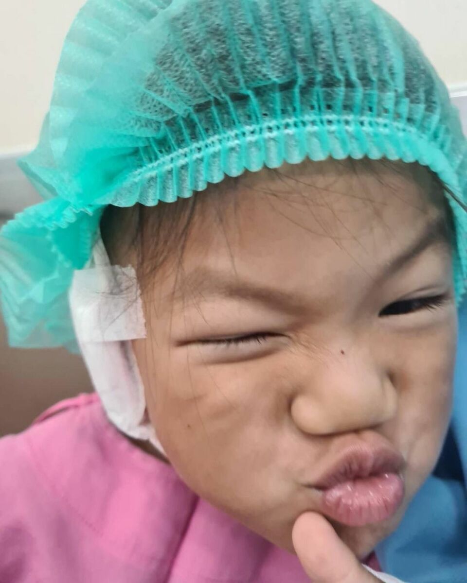 น้องเอเดนล้มหูกระแทกขอบเตียง