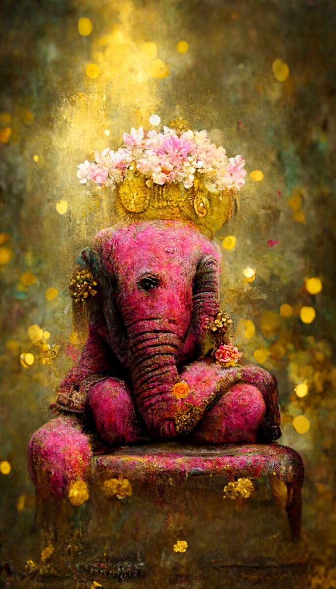 พระพิฆเนศ วอลเปเปอร์เสริมดวง 2565 แจกฟรี