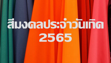 สีมงคลประจำวันเกิด 2565