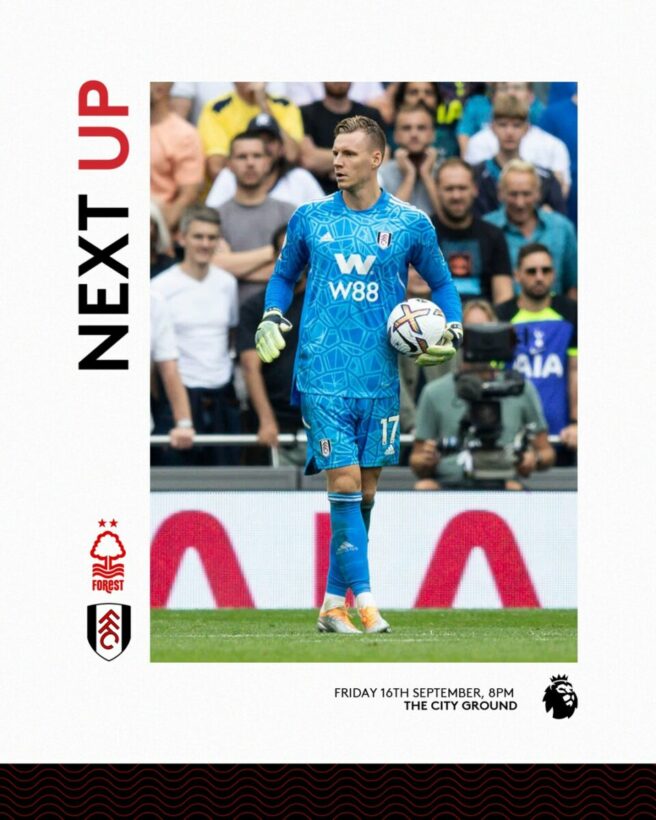 ดูบอลสด พรีเมียร์ลีก ฟอเรสต์ ฟูแล่ม